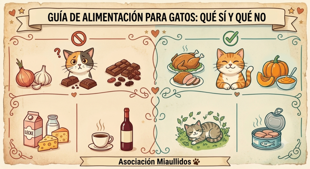 miaullidos gato alimentos